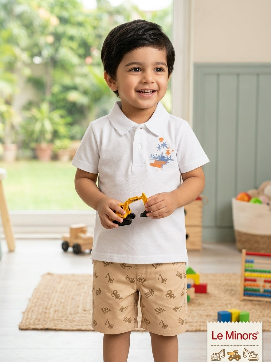Set of Polo  Shirt+ Short CCST002