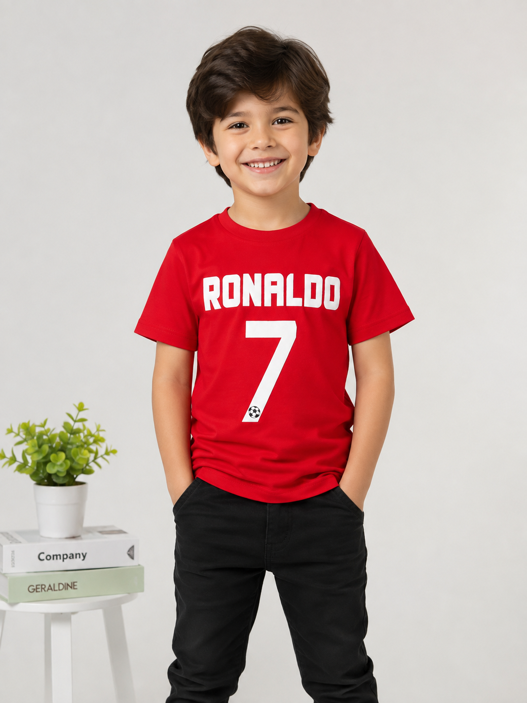 Ronaldo Printed T-Shirt for kids