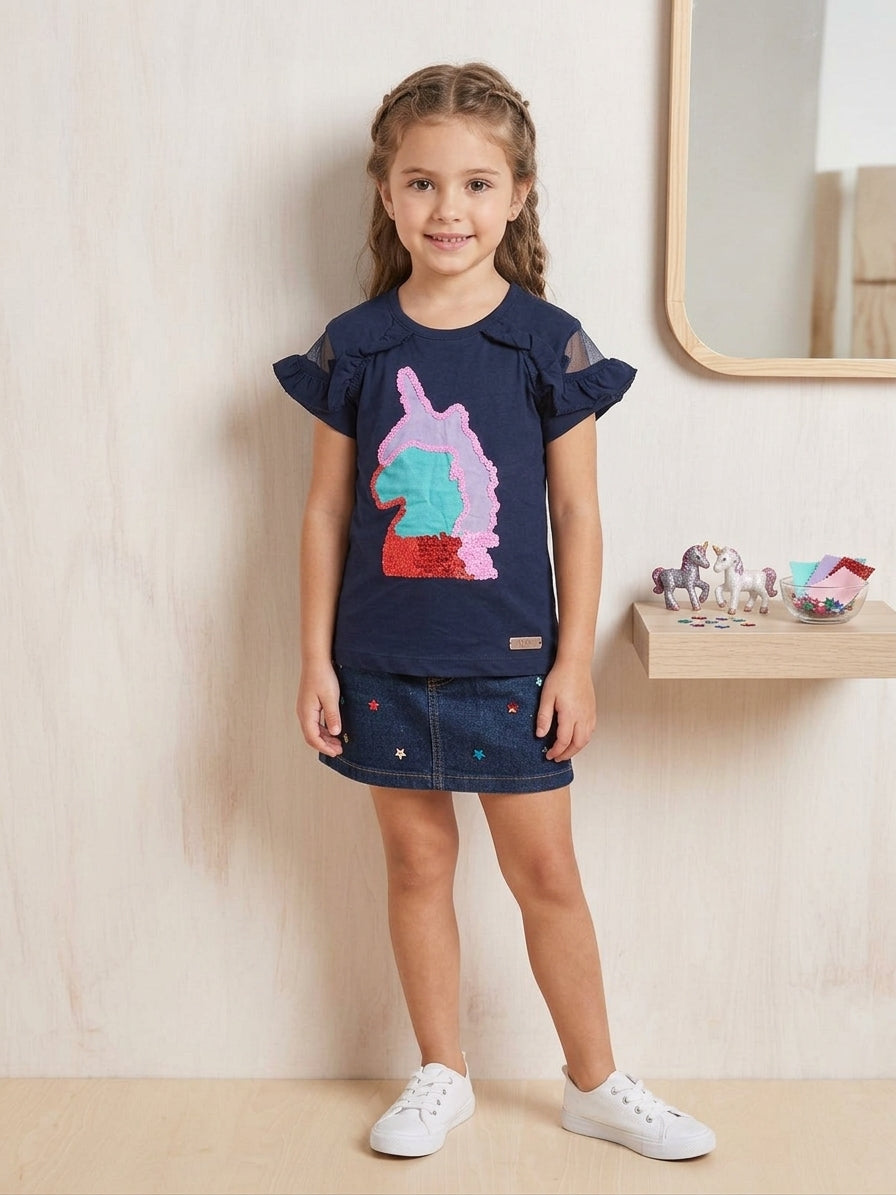 Kids Girls T-Shirt unicorn